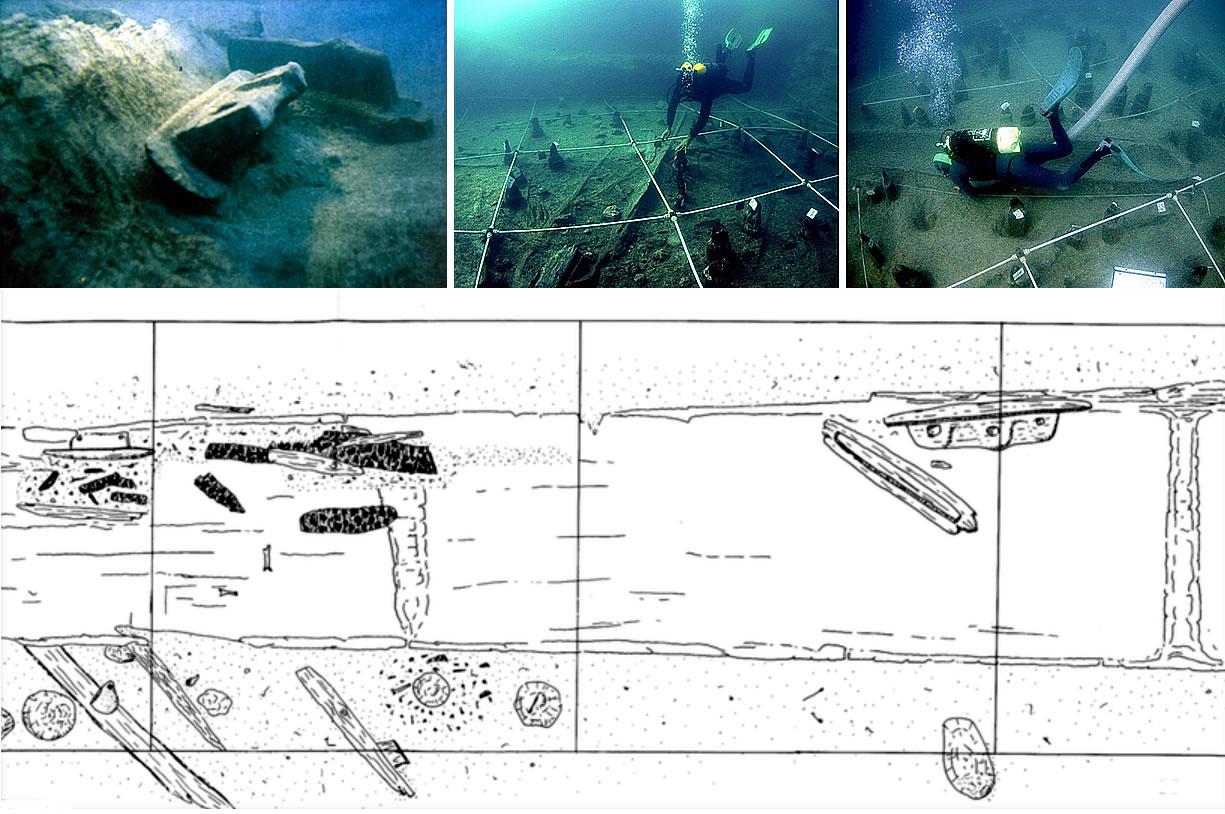 Underwater archaeological area of the Neolithic village of La Marmotta