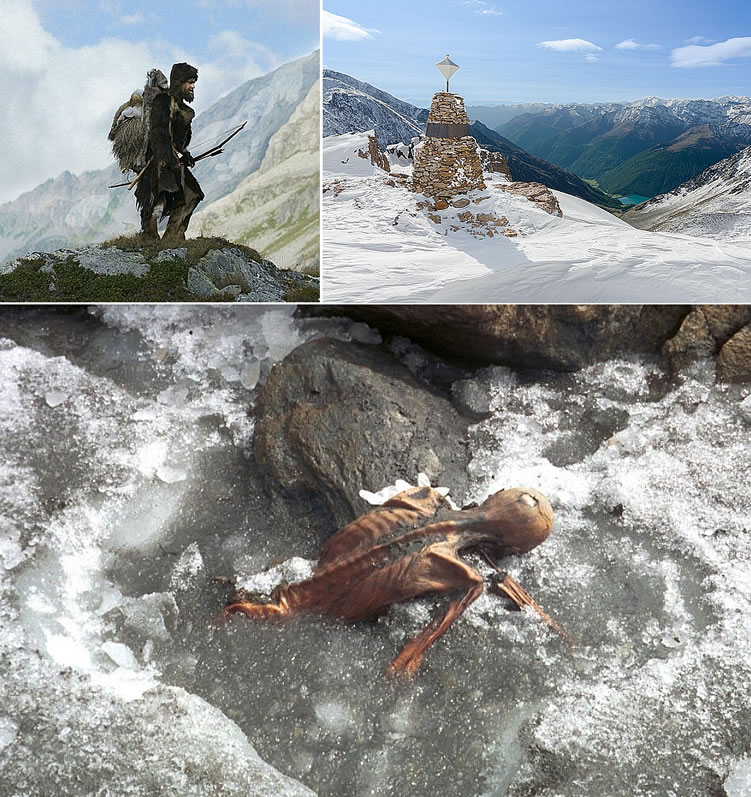 Discovery site of the mummy in Val Senales