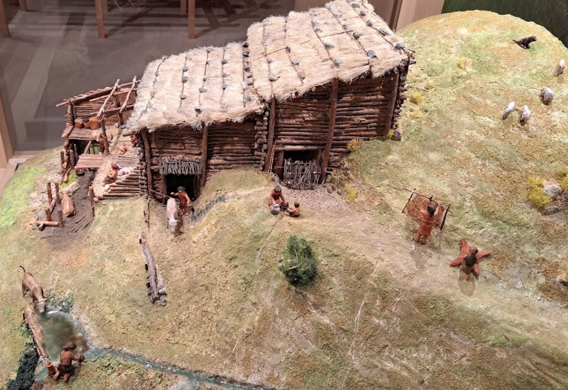Reconstruction of the Neolithic village