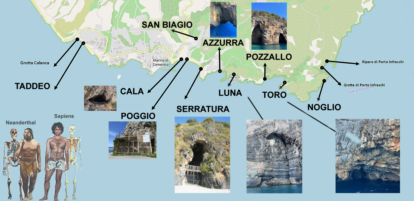The Caves of Marina di Camerota