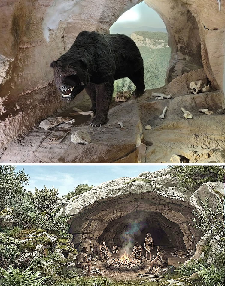 Reconstruction of Paleolithic Caves