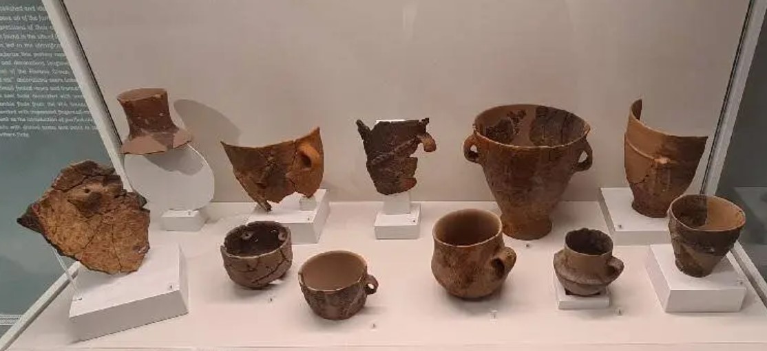 Pottery found at Riparo Tagliente