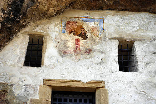 Entrance of the San Bernardino Cave