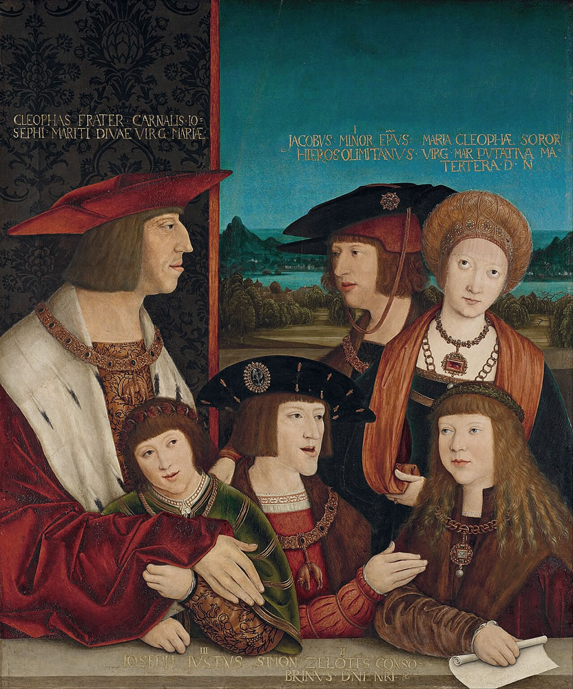 Portrait of Emperor Maximilian and his family by Bernhard Strigel, 1516