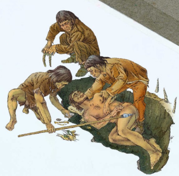 Ritual of a burial