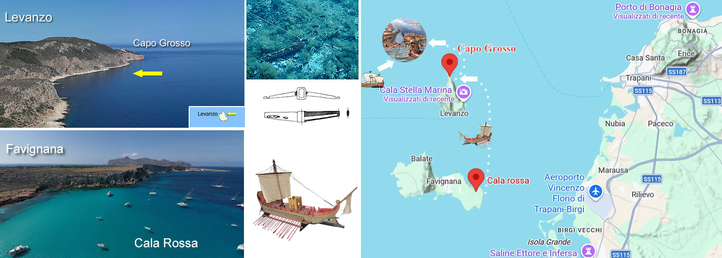 Capo Grosso S0016 (underwater deposit, anchor stocks, anchorage site) – Favignana (TP) (3rd century BC)